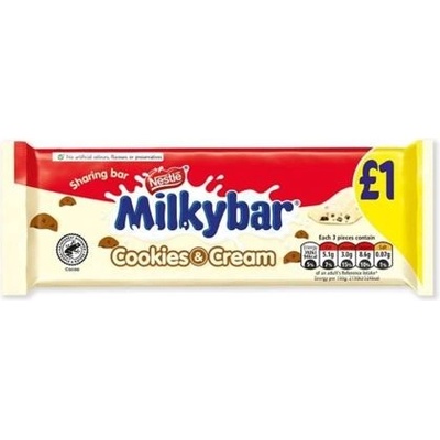 Milkybar bílá čokoláda s příchutí sušenek a smetany 14 x 90 g