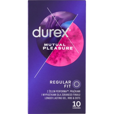 Durex Mutual Pleasure Regular Fit 10 ks
