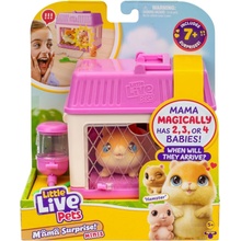 LITTLE LIVE PETS Mama Surprise Křeček s dětmi mini křeček