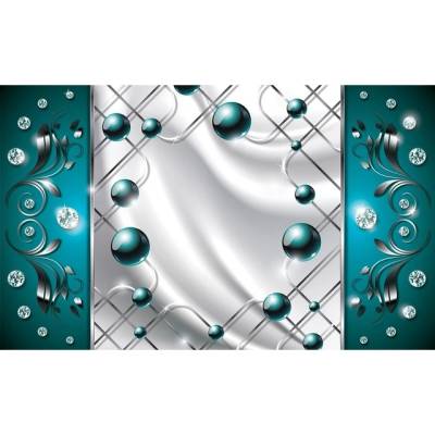 Preinterier FT2796 Fototapeta na stenu Tyrkysový vzor vlies 104cm x 70cm