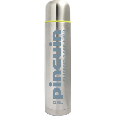 Pinguin Vacuum thermobottle 500 ml strieborna