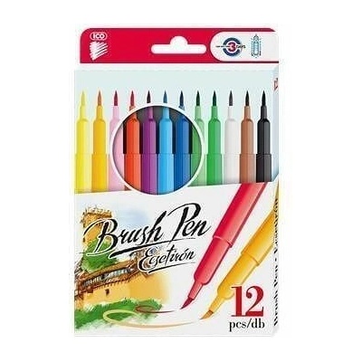 ICO Brush Pen 12 barev 655796
