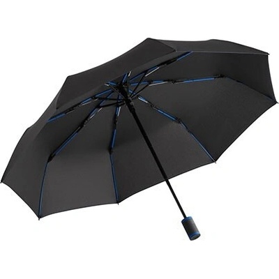 Automatický skladací dáždnik MINI STYLE black/euro modrá P931.044
