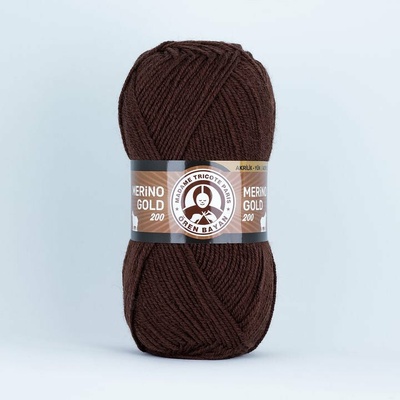 Pletací příze Madame Tricote Paris Merino Gold 200 - 100 g - 083 tmavě hnědá – Hledejceny.cz