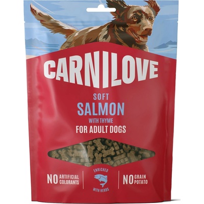 Carnilove Grain Free pamlsky pro psy Carnilove Dog Soft Snack Salmon Thyme small bite 200 g