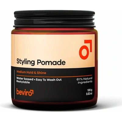 Beviro Styling Pomade Medium Hold & Shine