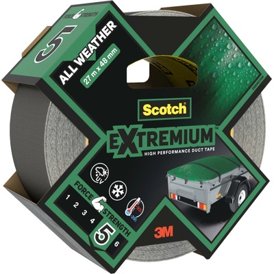 3M Scotch Extremium Vysoko výkonná lepiaca páska pre akékoľvek poveternostné podmienky 27,4 m × 48 mm