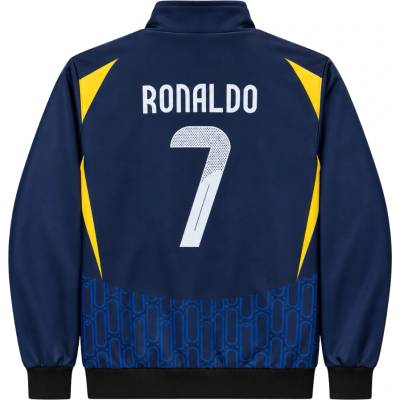 SportDres dětská fanouškovská mikina Ronaldo 7 tmavě modrá