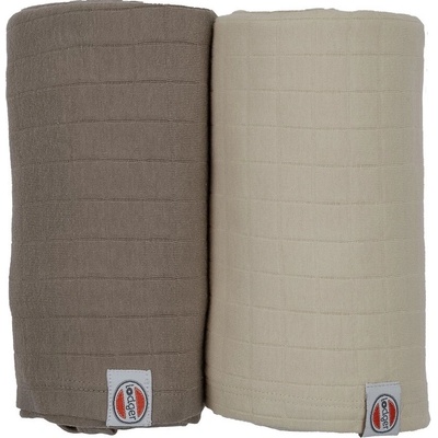 Lodger Swaddler Solid 110 x 110 Birch/Buffalo 2 ks