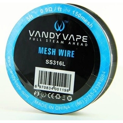 Vandy Vape Odporový drát Mesh SS316L 1,67m