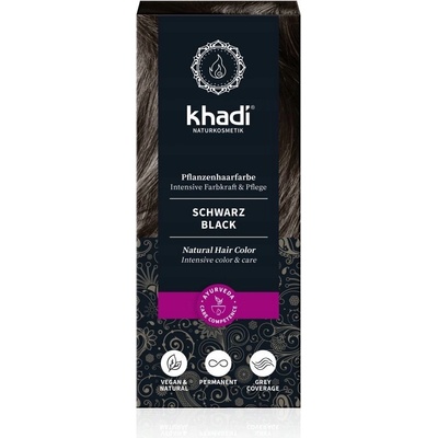 Khadi Henna na vlasy - Černá