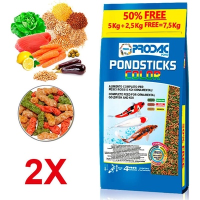 Prodac Pondsticks Color 7,5 kg