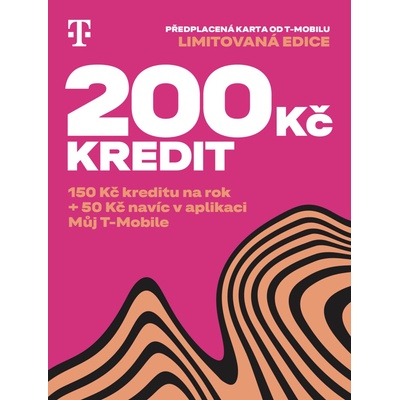 T-Mobile Twist SIM 200 Klasic 150 Kč + 50 Kč kredit - Limitovaná edice