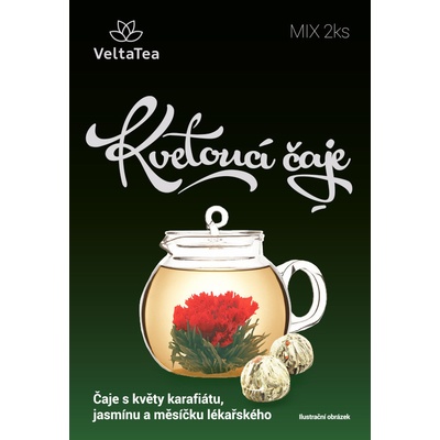 VeltaTea Kvetoucí čaj s květy karafiátu jasmínu a měsíčku lékařského 12 g