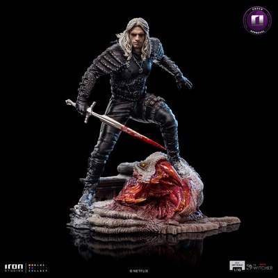 Heo GmbH Zaklínač Geralt of Rivia BDS Art Scale Statue 1/10 20 cm Netflix, Iron Studios