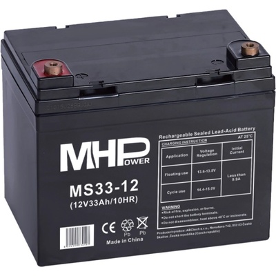 MHPower 12V 33Ah VRLA AGM MS33-12