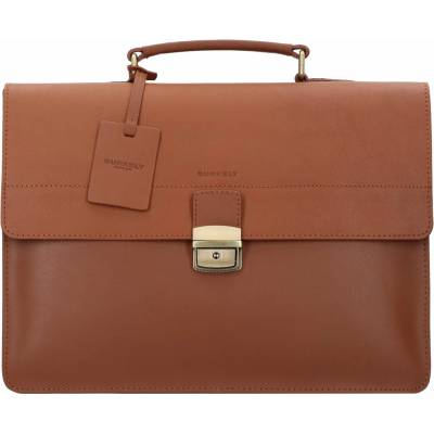BURKELY Kožená pracovní taška na notebook 15,6" Scott 9006378.22.24 koňaková