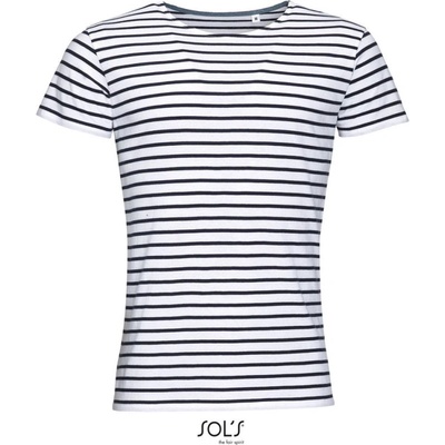 Sol's Miles Men pruhované pánské bílá/navy