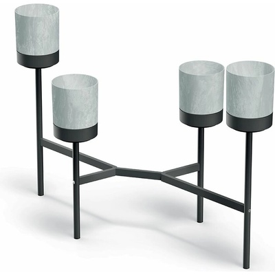 PROSPERPLAST Stojan na kvety BLOOMIE STAND sivý 125cm