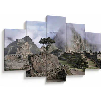 Obraz - Machu Picchu, pětidílný 150x105 cm