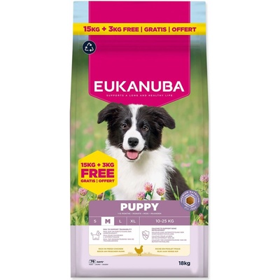 Eukanuba Growing Puppy Medium Chicken 18 kg