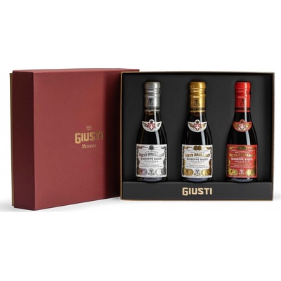 GIUSTI Modena 1605 Balzamikový ocet 1 SILVER MEDAL & 2 & 3 GOLD MEDALS 3 x 100 ml