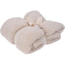 Homestyling Deka fleece Premium krémová 130x170