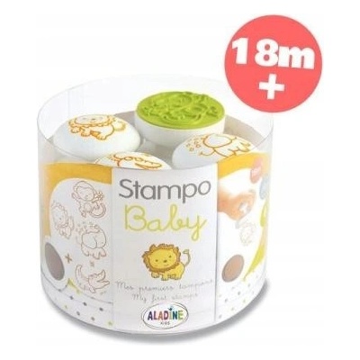 Aladine Razítko Stampo Baby Safari 4 kusy