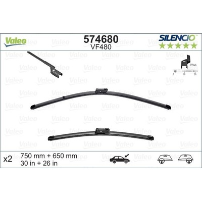 Valeo Silencio X-TRM 750+650 mm VA 574680