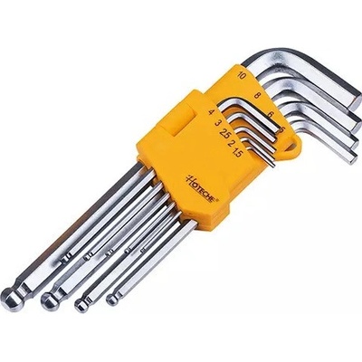 Hoteche Sada predĺžených imbusových kľúčov s guličkou 1.5-10 mm 9-dielna HT260509