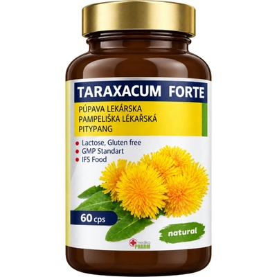 PÚPAVA lekárska TARAXACUM FORTE Pharmed New 60 kapsúl