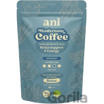 ANi Mushroom Coffee Mental focus & Energy mletá 200 g
