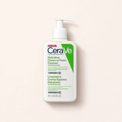 CeraVe Cleansers Hydrating Cream-to-Foam Cleanser 473 ml – Hledejceny.cz