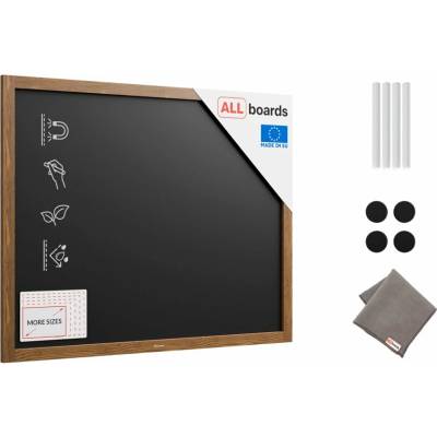 Allboards MTB108 Magnetická tabule 100 x 80 NATURAL MTB108