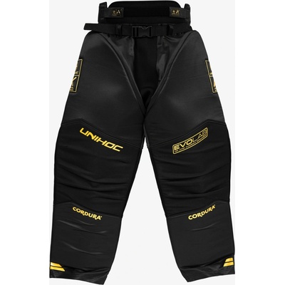 Unihoc Goalie pants ALPHA EVOLAB black/gold