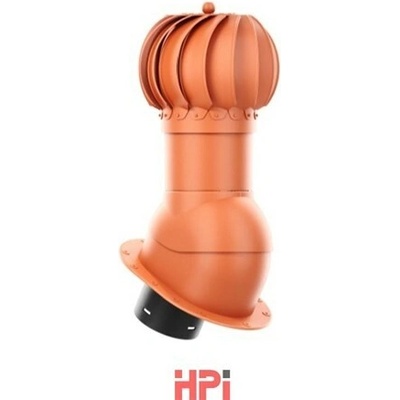 HPI Rotační odvětrávací set 150 mm pro šindel a rovné plechové krytiny červená