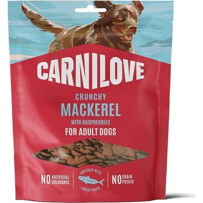 VAFO Praha Carnilove Dog Crunchy Snack Mackerel+Raspberries 200 g – Hledejceny.cz