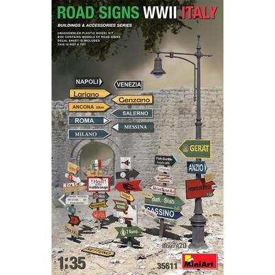 MiniArt Road Signs Italy WWII 1:35