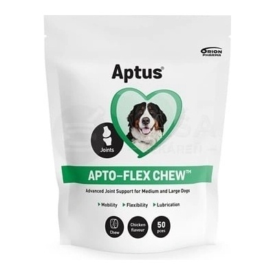 Aptus Apto-Flex Chew Kĺbová výživa pre psy 50 žuvacích tabliet