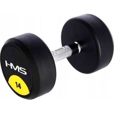 HMS Potažené pogumované jednoruční činky 1 x 14 kg