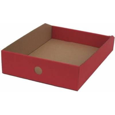 Model Obaly Šuplík do zakladače "čtyřbox", červený