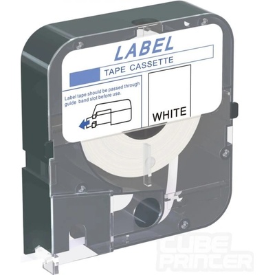 Kazeta se štítky pro TubePrinter, 6mm bílá, 8m