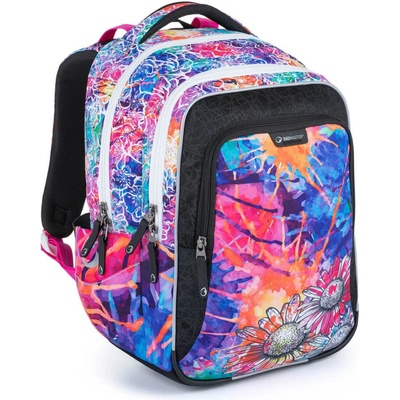 Bagmaster LUMI 21 A barevné květiny růžová