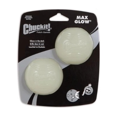 Chuckit! loptička Glow Medium 6,5 cm svietiaci 2 ks
