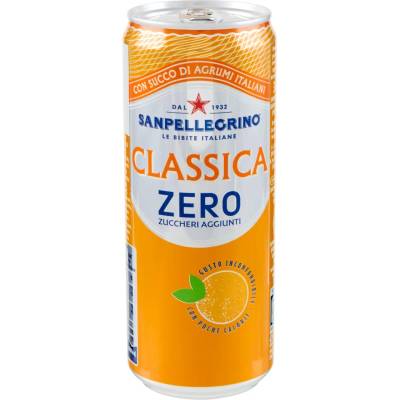 San Pellegrino Aranciata pomaranč Zero sugar 330 ml