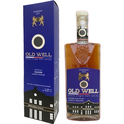Old well Kagor & Bourbon barrels lightly peated single malt 46,3% 0,5 l (holá láhev)