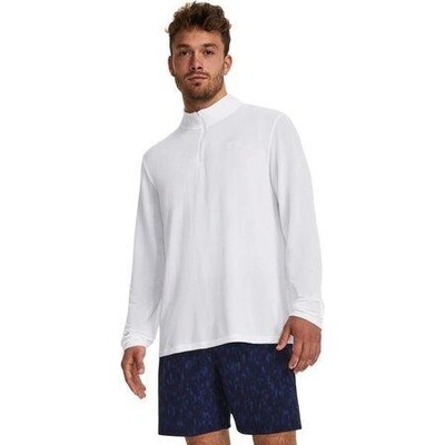Under Armour mikina Seamless Stride 1/4 Zip white bílá