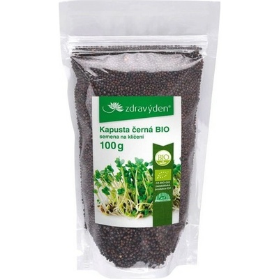 Zdravý deň BIO Kel čierny - Brassica Oleracea - predaj bio semien na klíčenie - 100 g