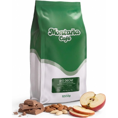 Café Montaña Bio Swiss Water Decaf mletá Moka konvička 1 kg