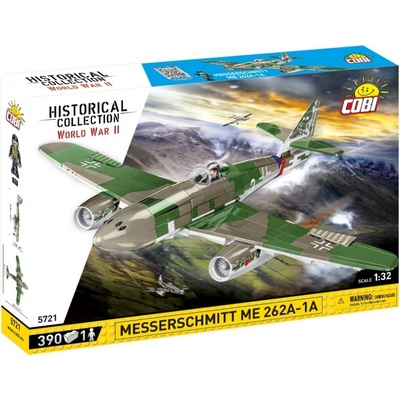 COBI 5721 World War II Německý proudový stíhací letoun MESSERSCHMITT ME 262A -1A – Hledejceny.cz